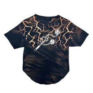 DOUBLE TROUBLE Flail lightning black T Shirt